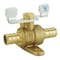 Apollo 1/2 in. Brass PEX Barb Ball Valve with Tee Handle and Mounting Pad APXV12T - alternate 4